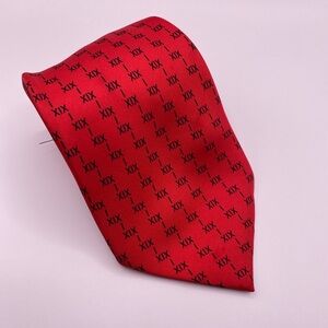 Red Patterned Men's Tie